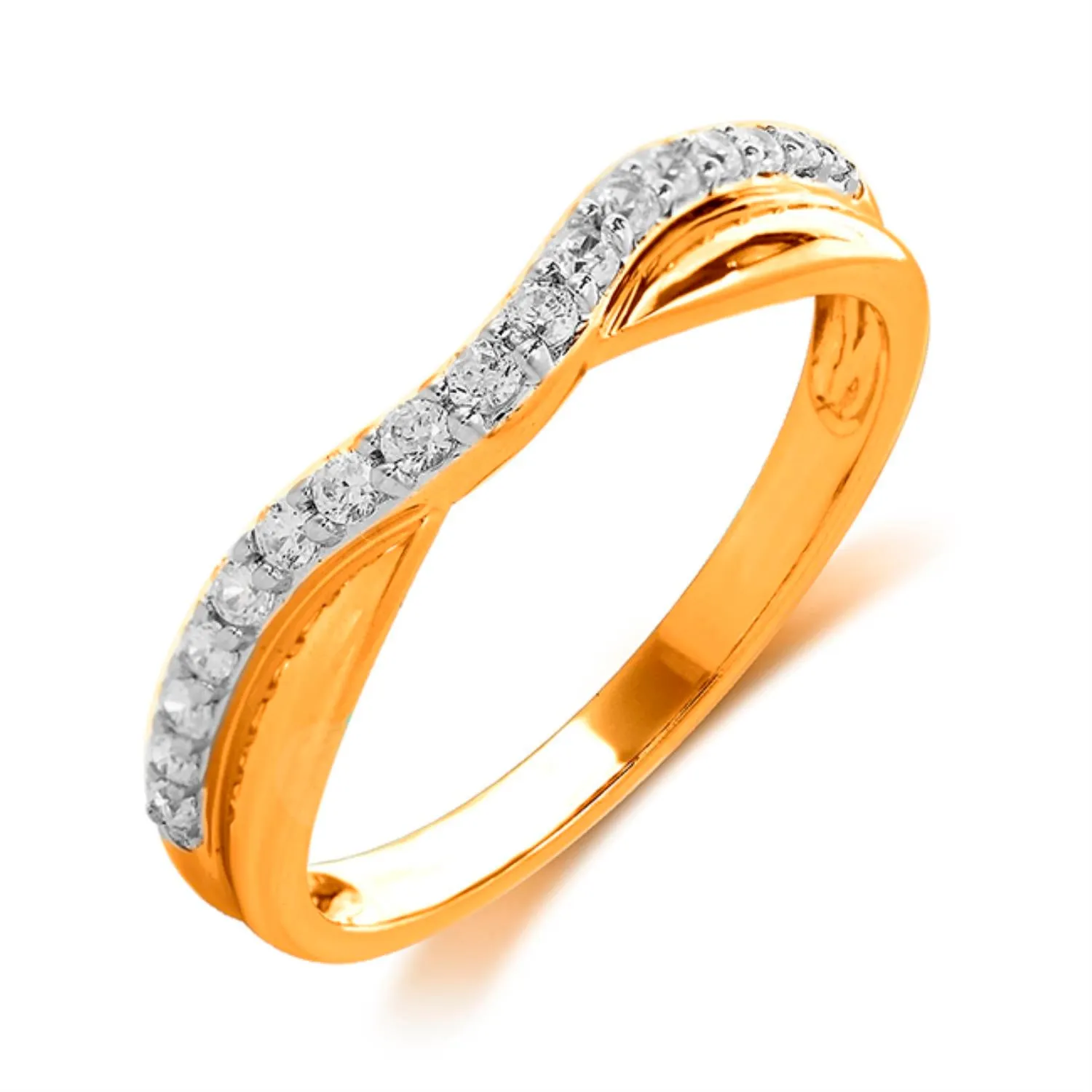 1/4 CTW Diamond Ring in 14KT Yellow Gold