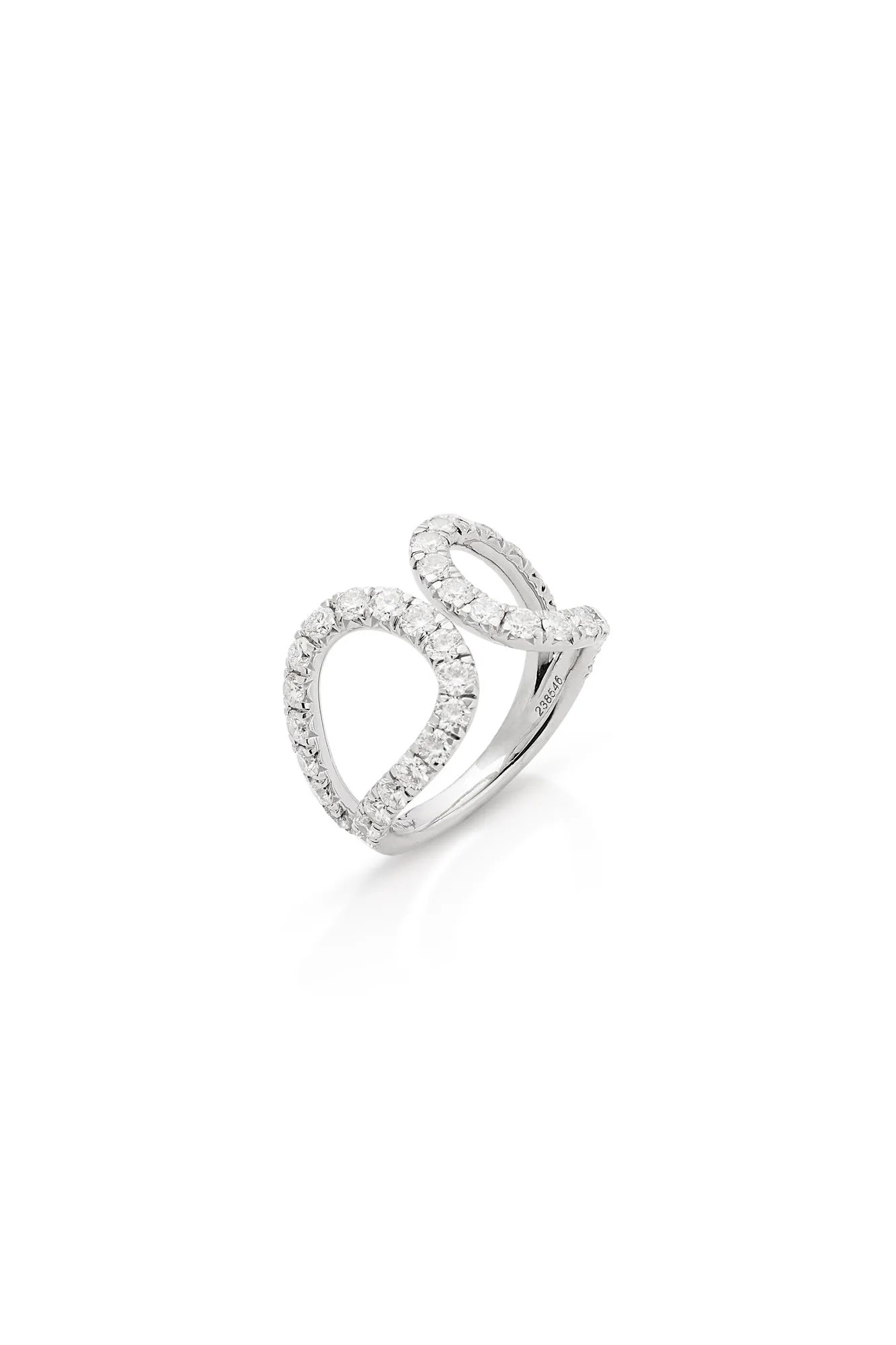 14KW Open Diamond Ring