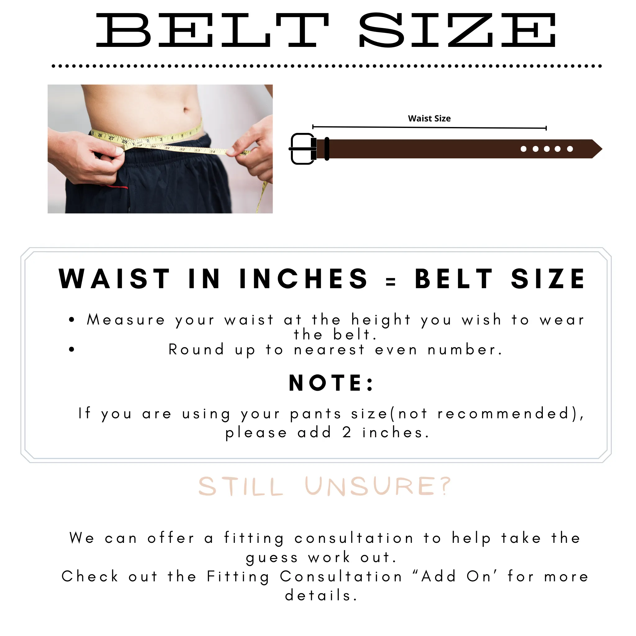 18mm | Brown Thin Ladies Belt