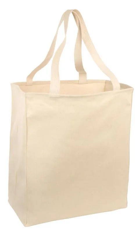 72 ct Over-the-Shoulder Cotton Twill Grocery Tote Bag - By Case