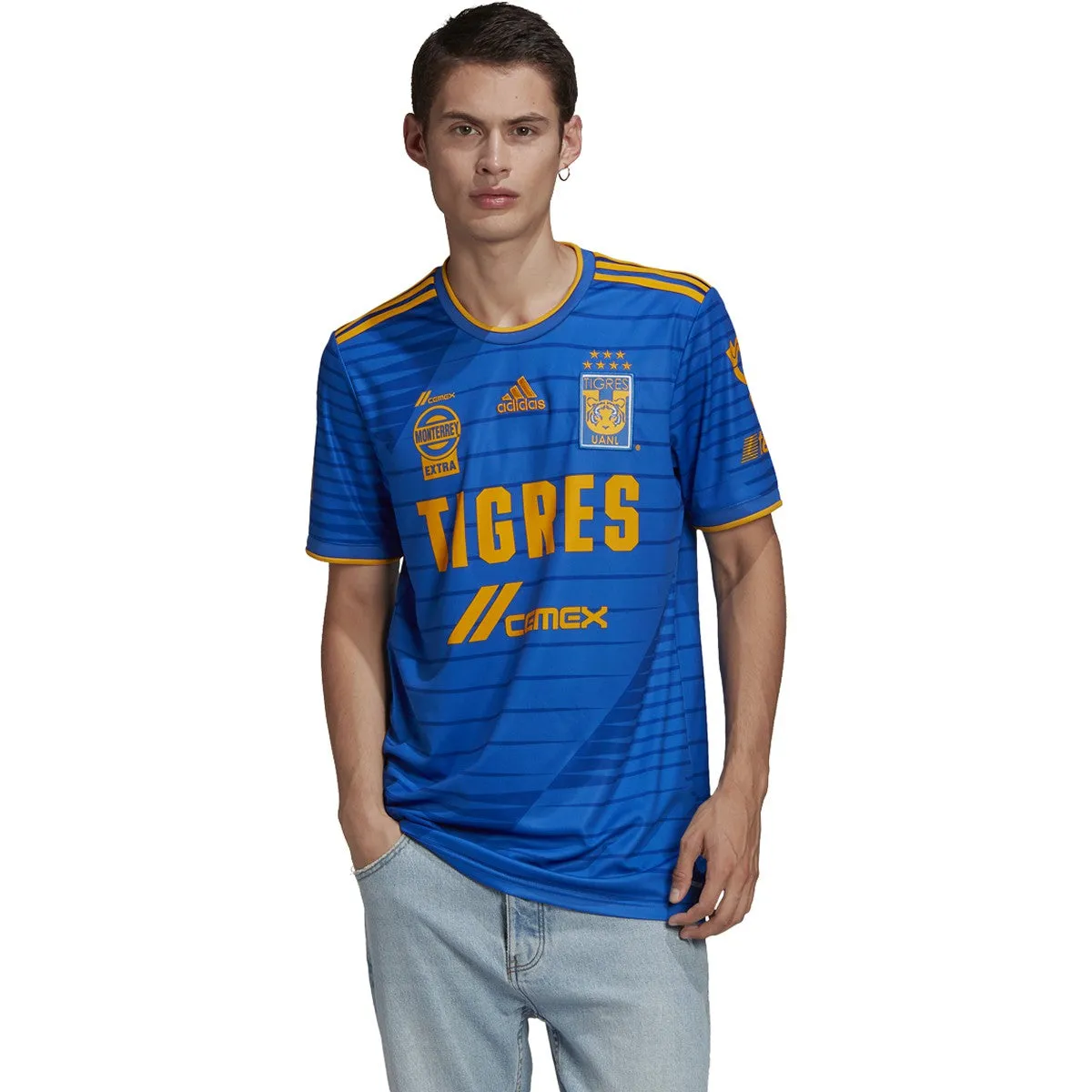 Adidas  TIGRES TUANL Away Jersey 2020-21 blue/ yellow FR2306