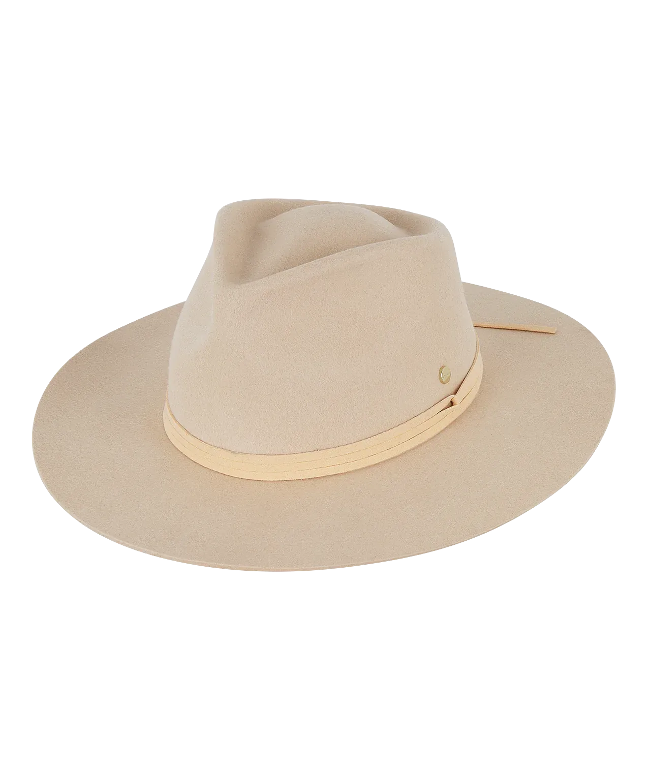 Alice Wide Brim Fedora in Cream