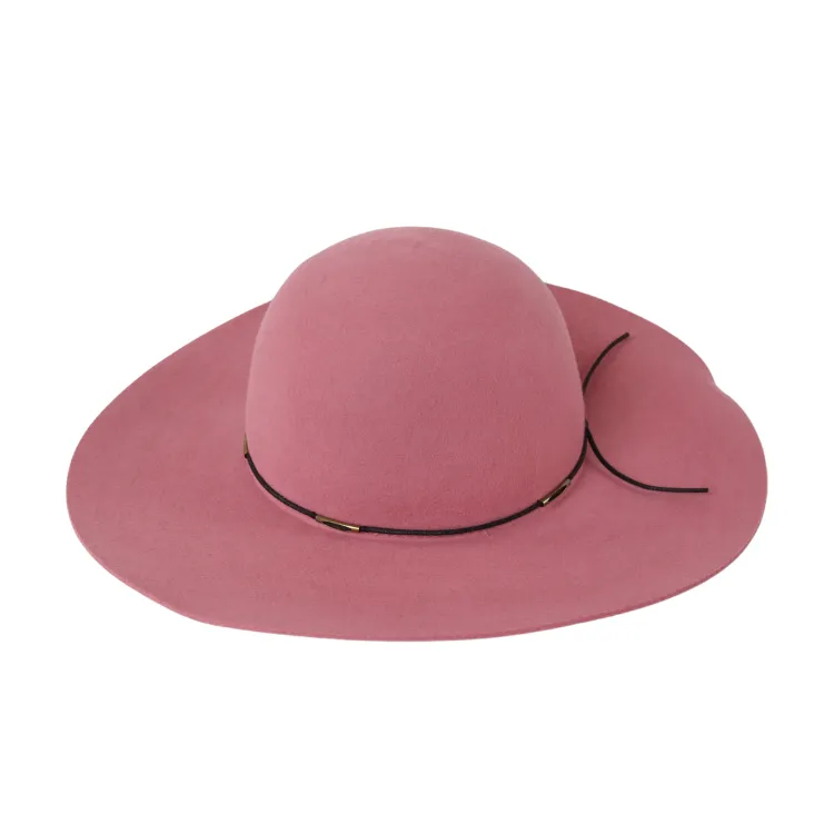 Avenel Of Melbourne Charlene Wide Brim Hat - Blush