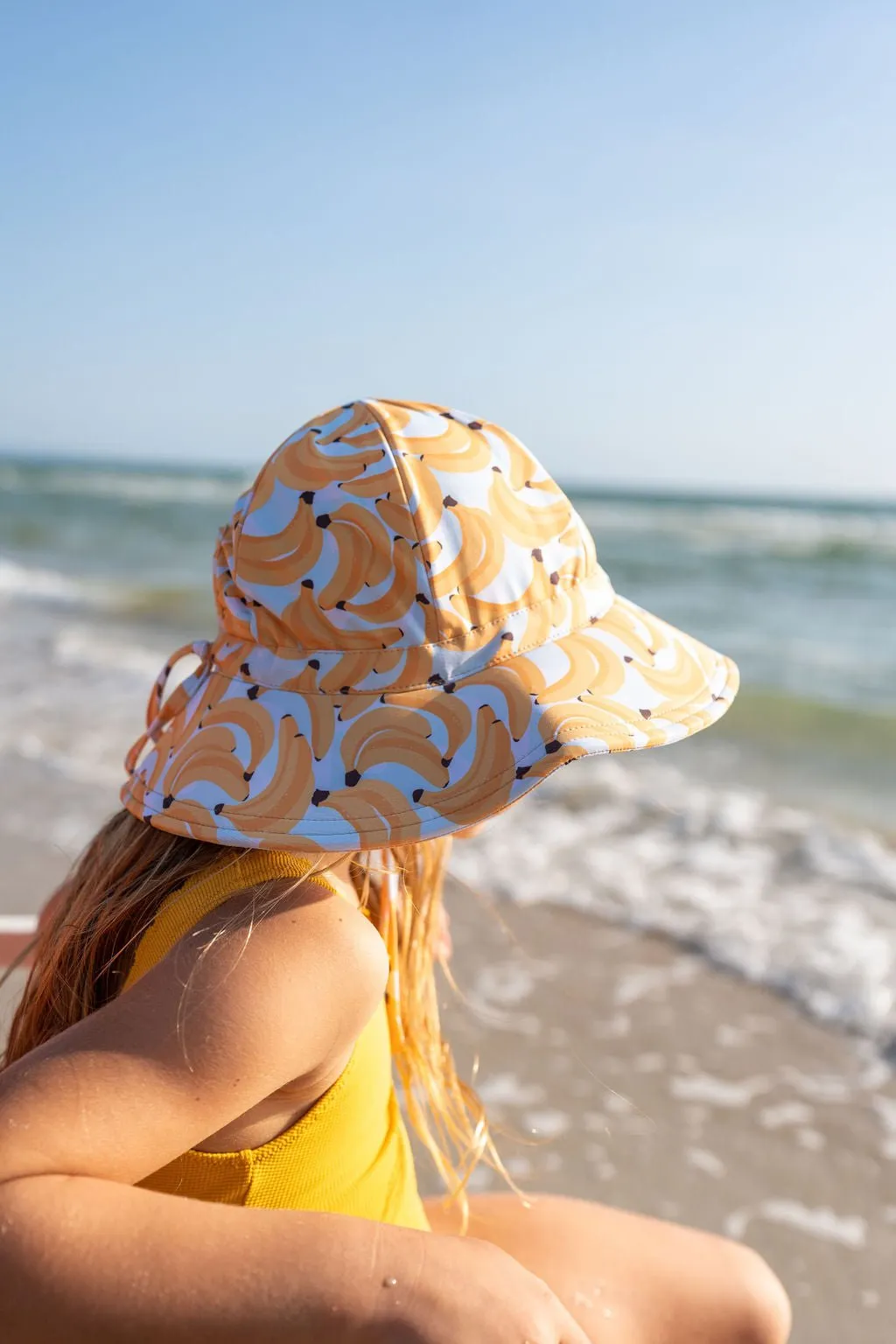 Banana Wide Brim Swim Hat