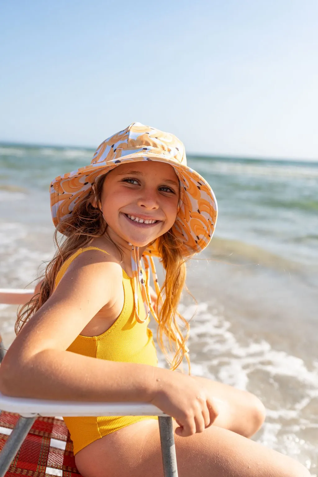 Banana Wide Brim Swim Hat