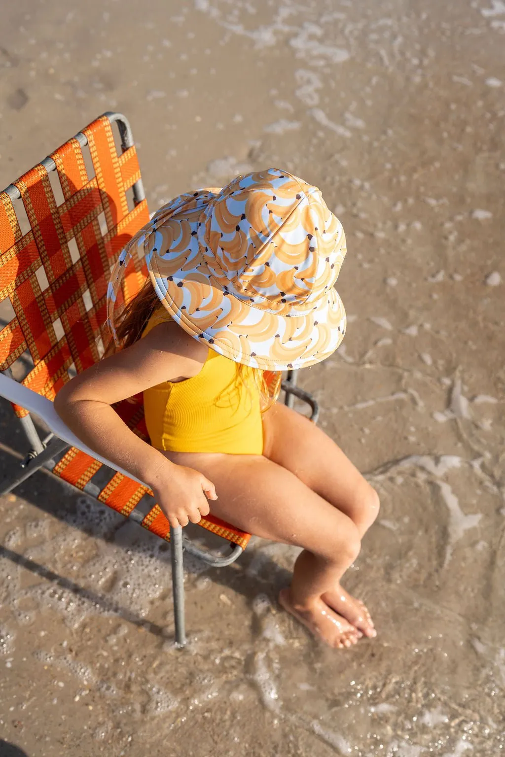 Banana Wide Brim Swim Hat