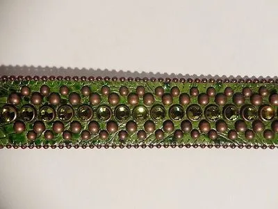 b.b. Simon "Forest Green" Crystal Belt