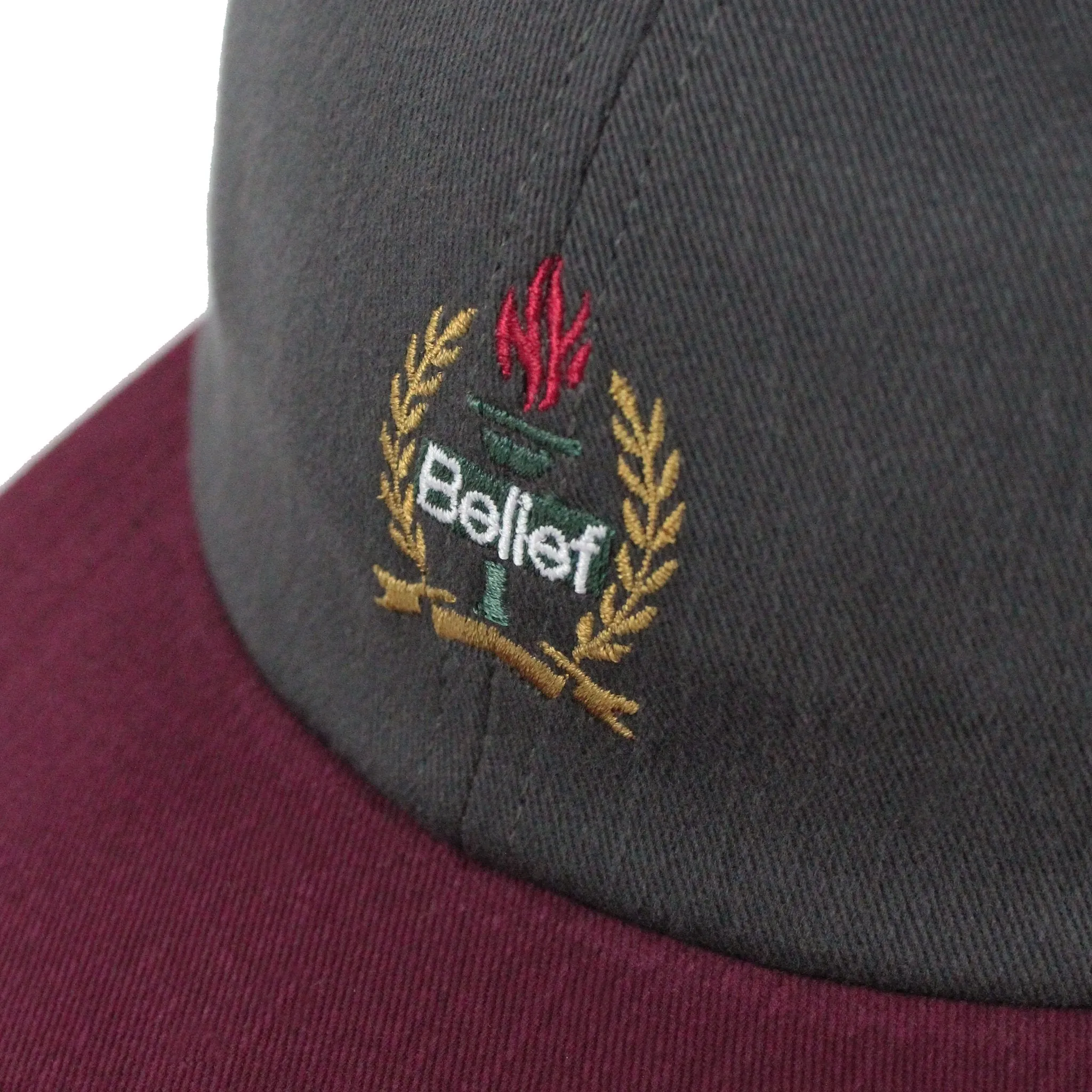 Belief NYC Liberty 6 Panel - Graphite/Burgundy