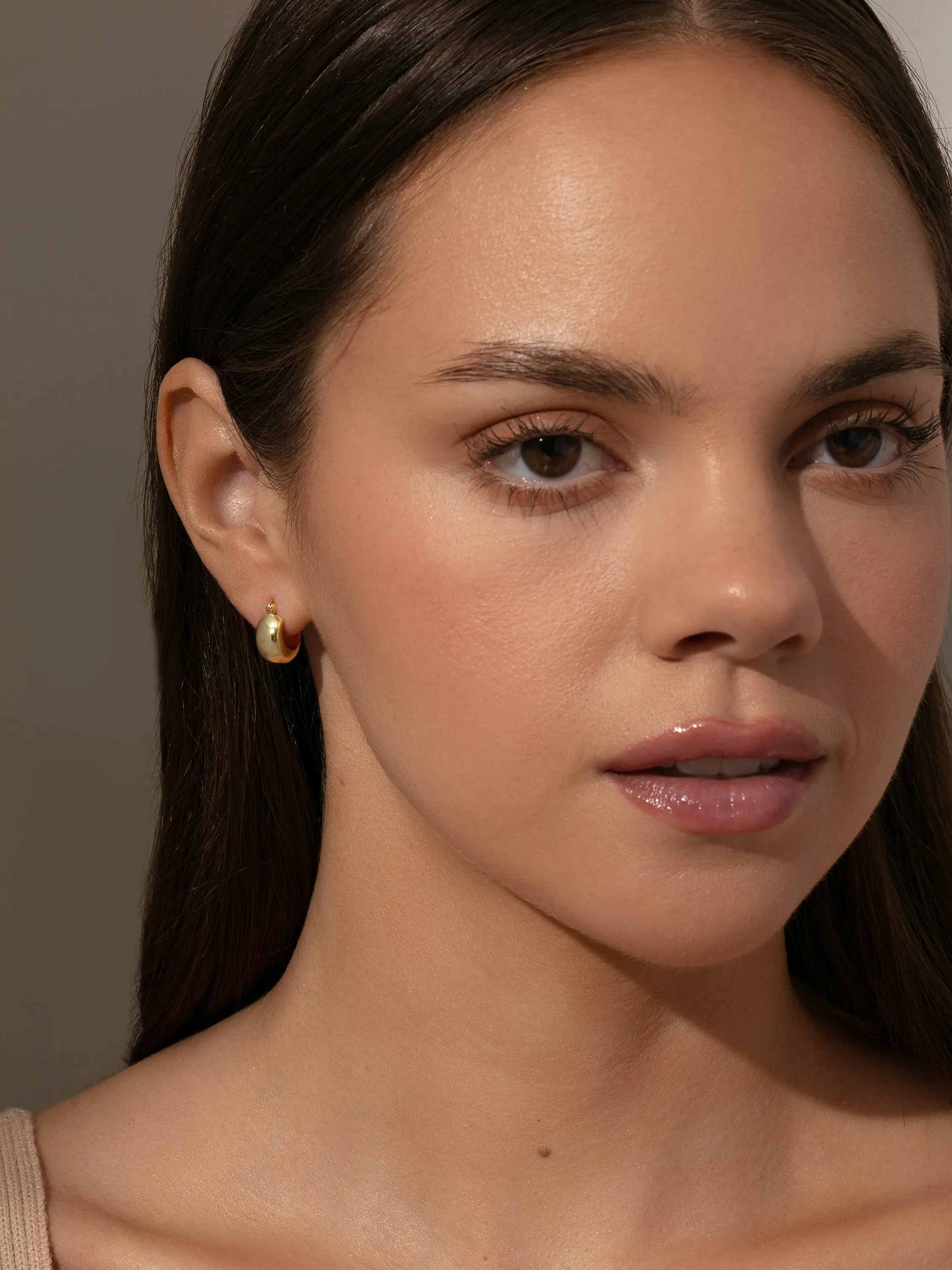 Bold Statement Vermeil Hoop Earrings