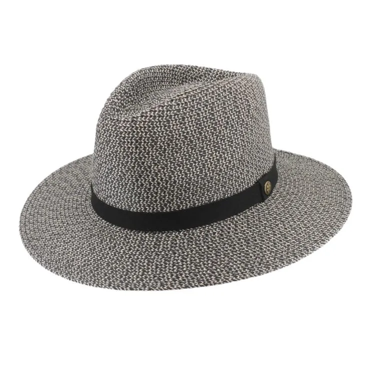 Cancer Council Outback Foldable Fedora - Grey/Black