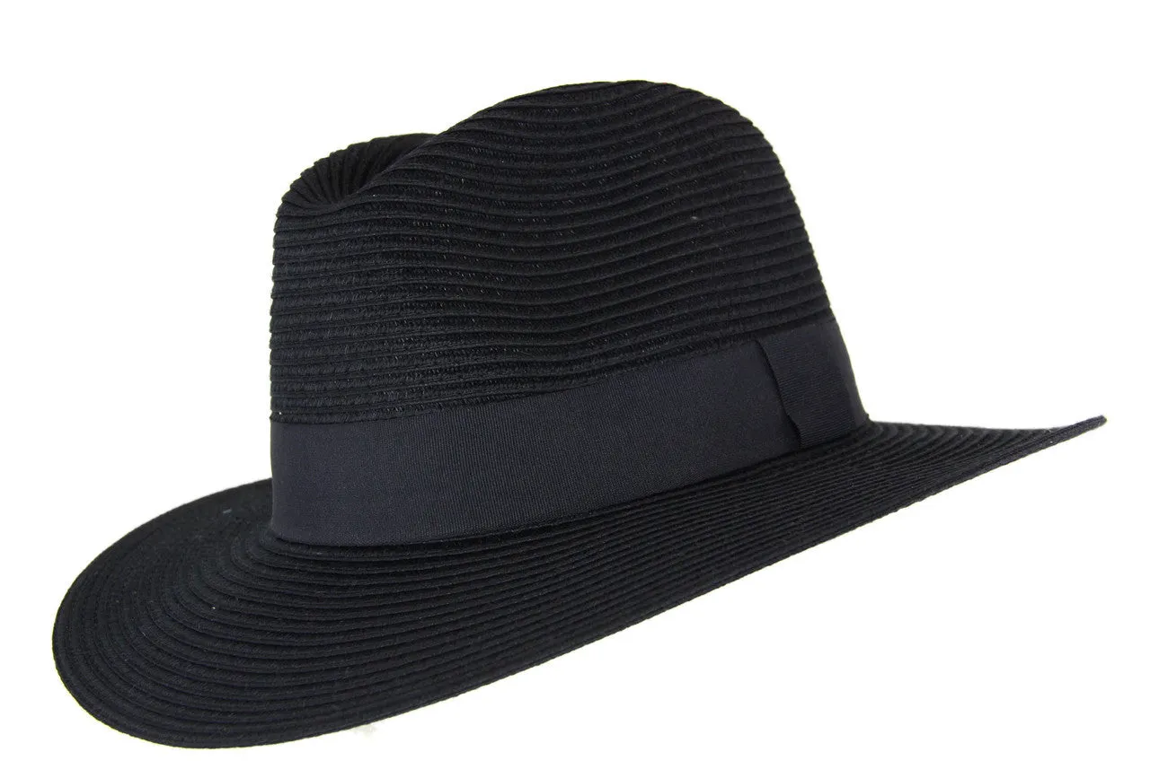 Cancer Council Unisex Cafe Fedora - Black