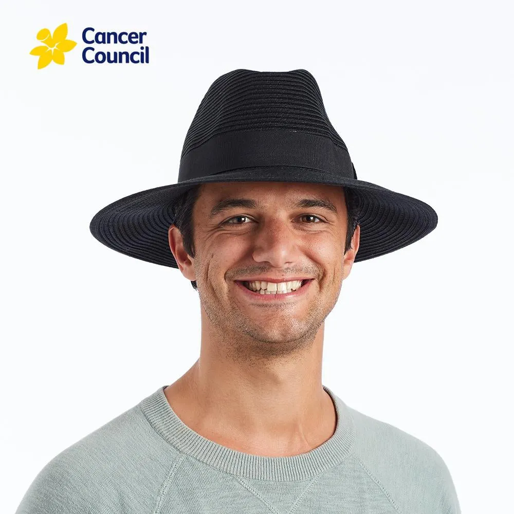 Cancer Council Unisex Cafe Fedora - Black