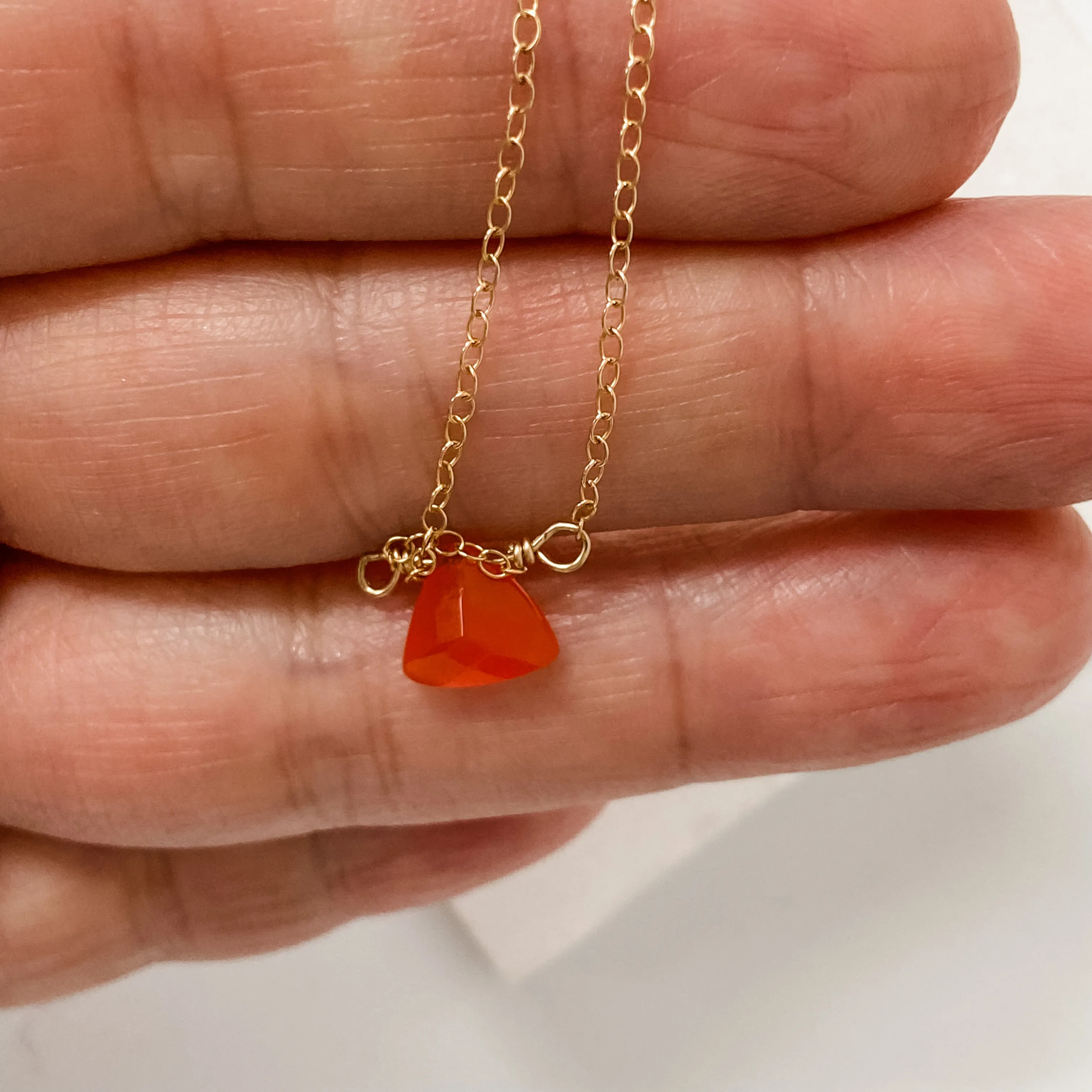 Carnelian Gemstone Necklaces