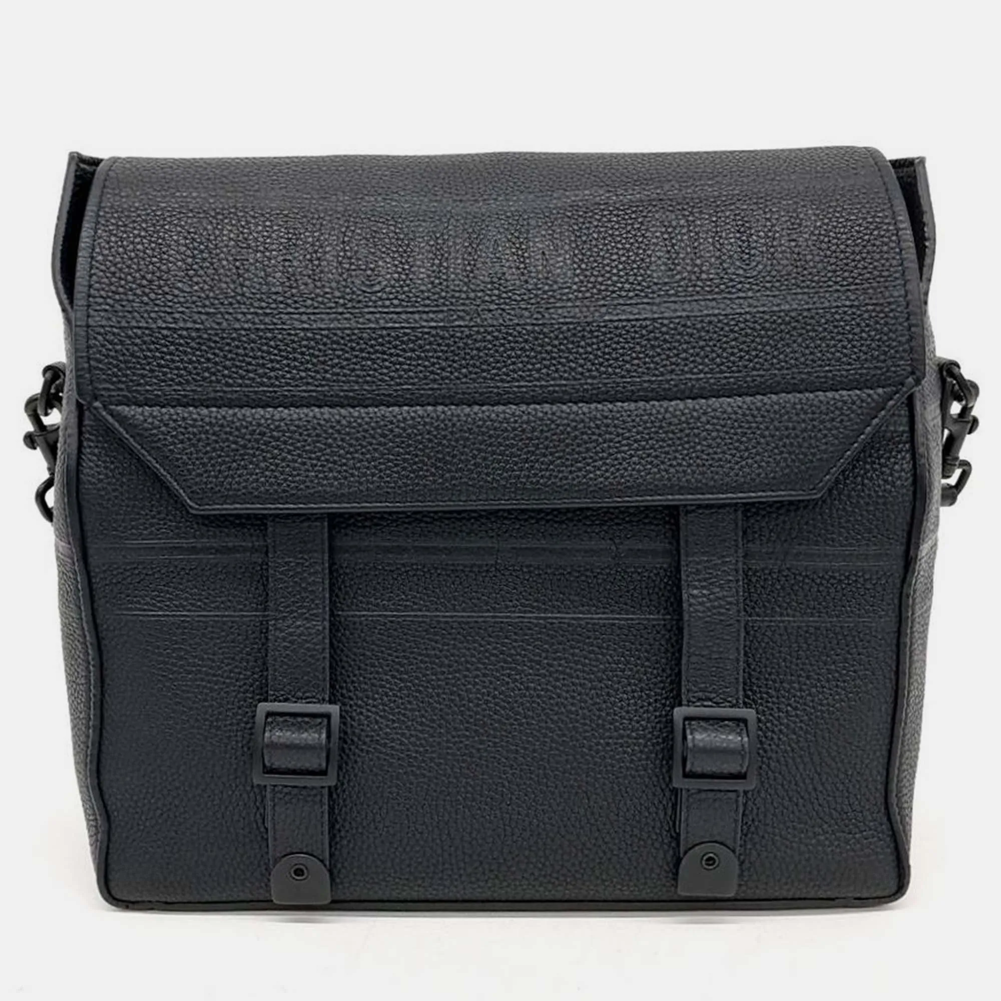 Christian Leather Camp Messenger Bag