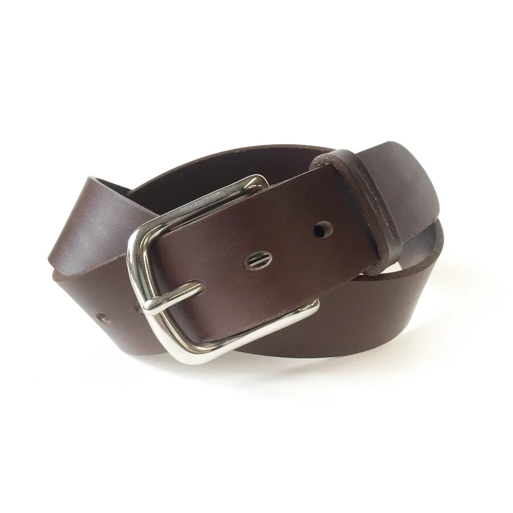 Classic Belt  1 1/2" - Chocolate Brown