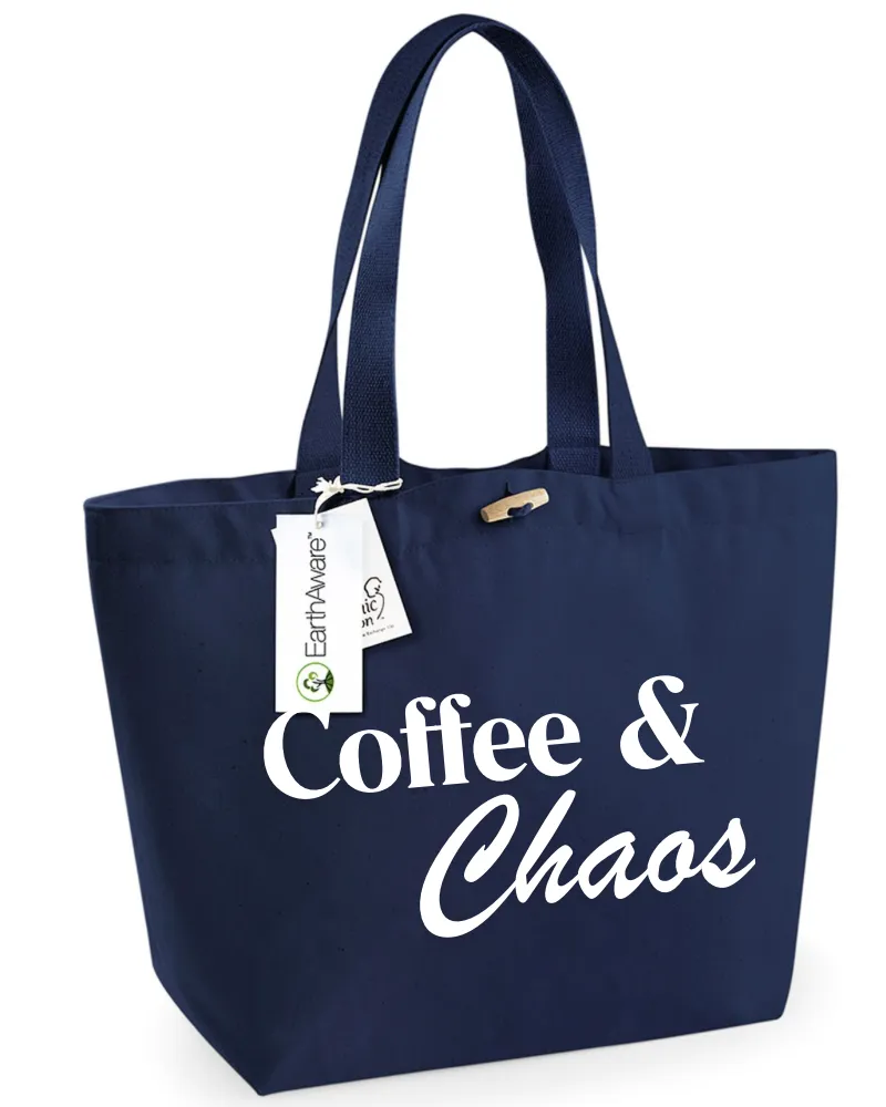 Coffee & Chaos EarthAware® Organic Marina Tote (2 Colours)