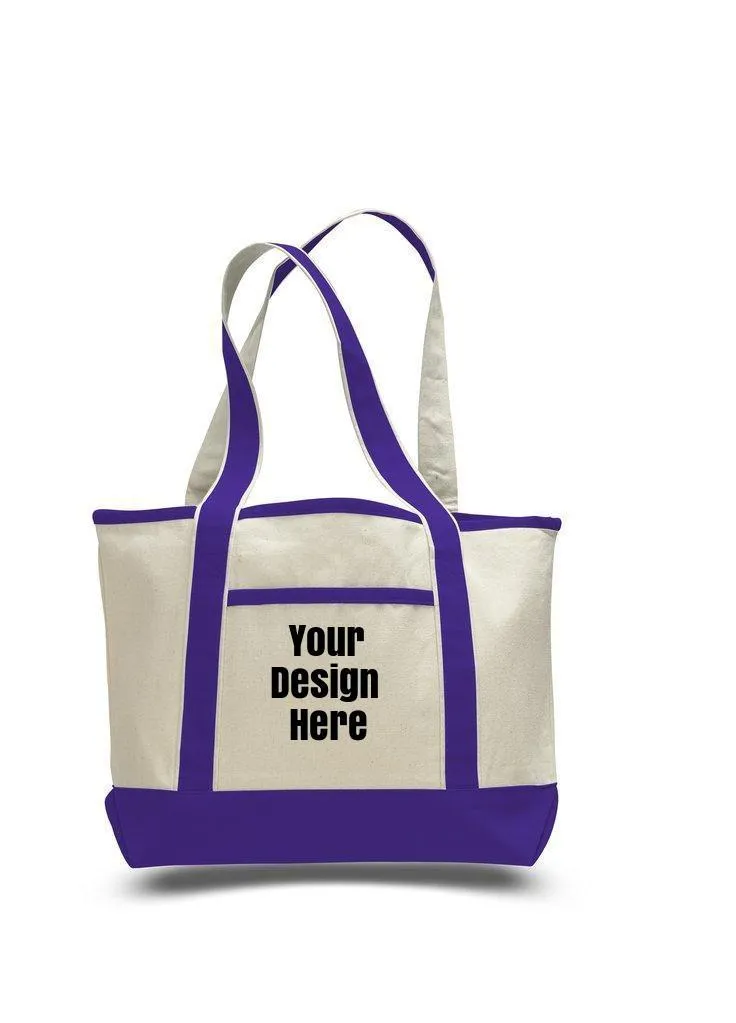 CUSTOM SMALL HEAVY CANVAS TOTE BAG