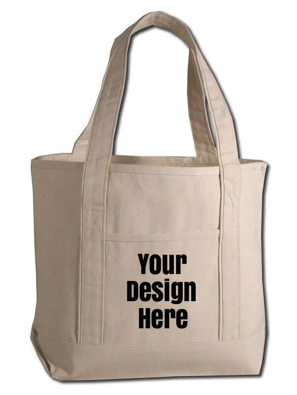 CUSTOM SMALL HEAVY CANVAS TOTE BAG