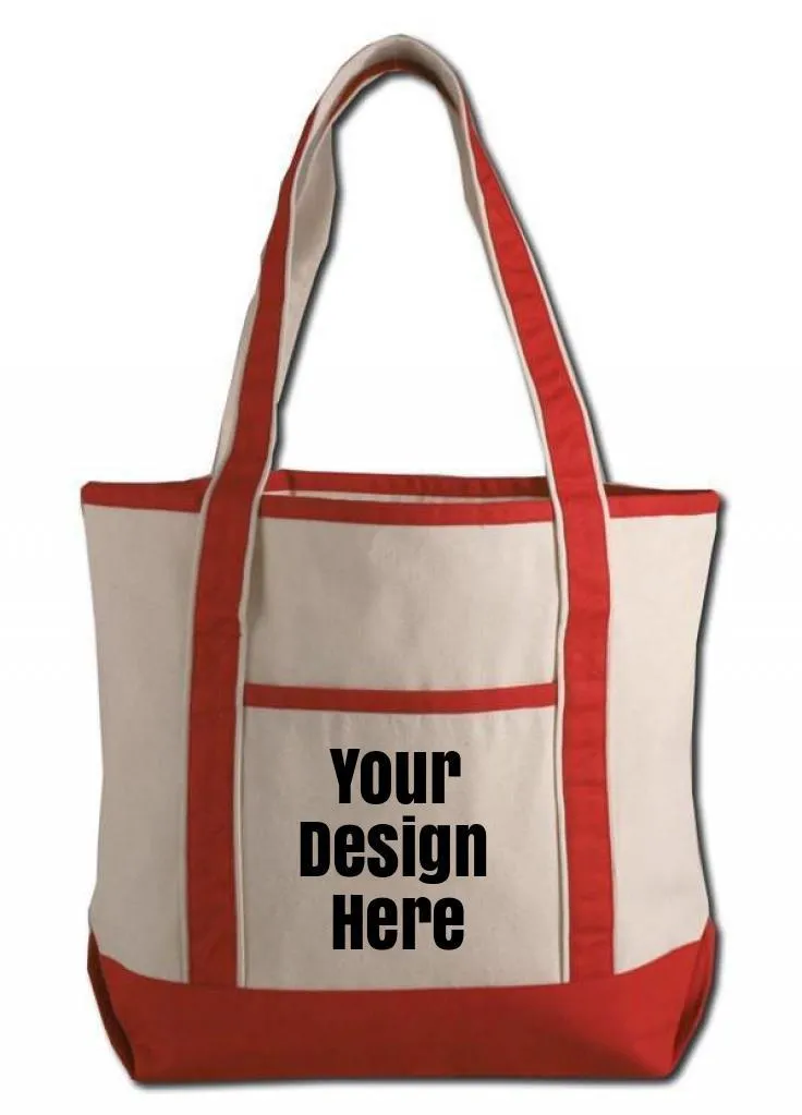 CUSTOM SMALL HEAVY CANVAS TOTE BAG