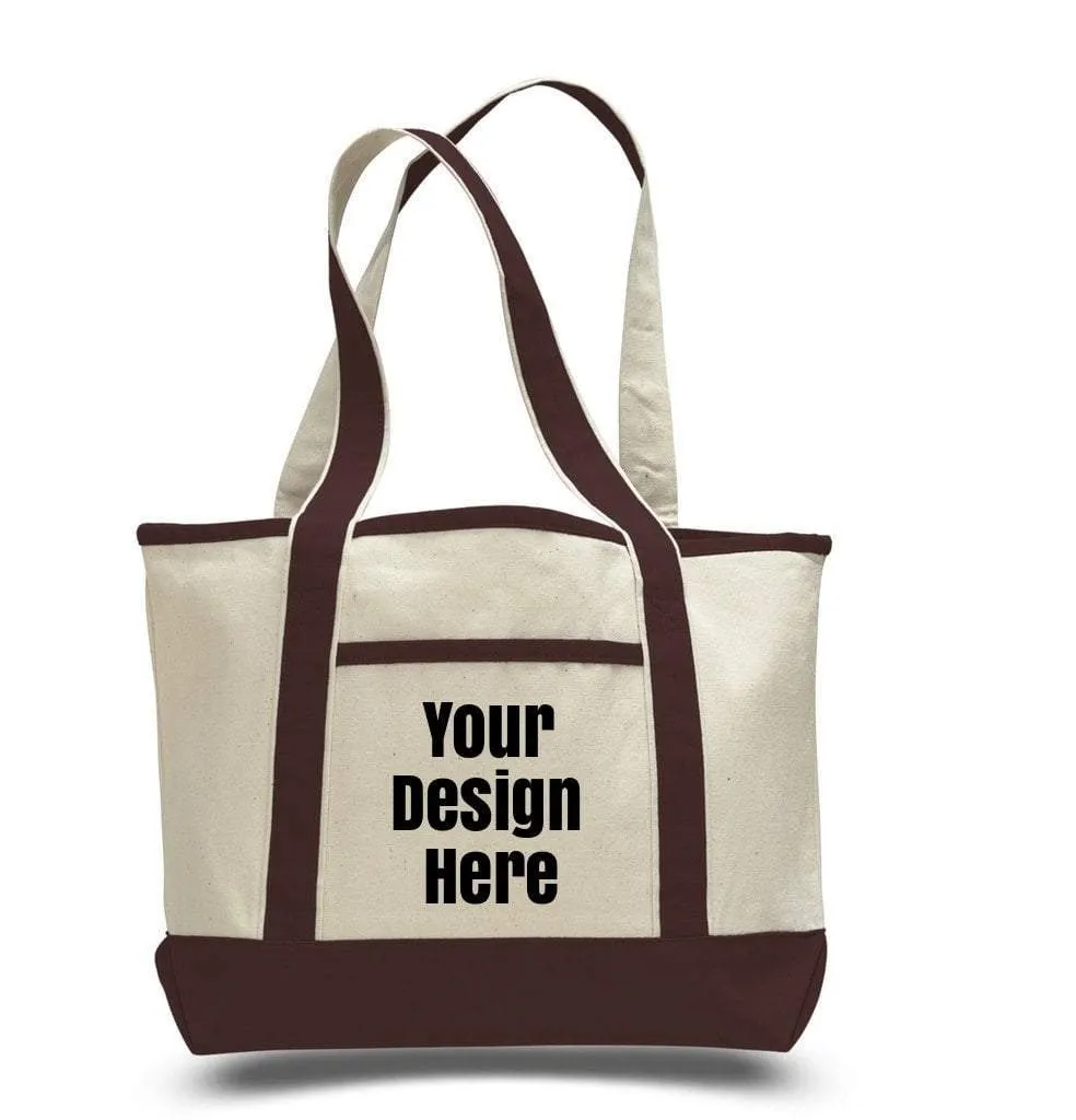 CUSTOM SMALL HEAVY CANVAS TOTE BAG