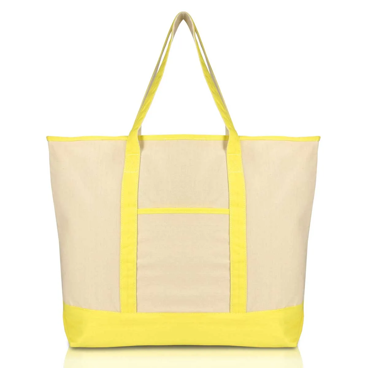 Dalix 22" Soft Canvas Tote Bag