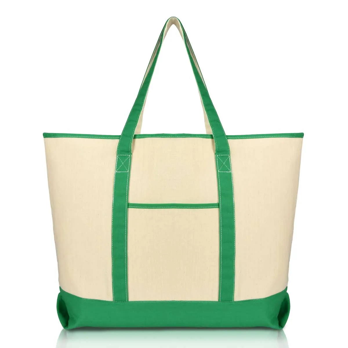 Dalix 22" Soft Canvas Tote Bag