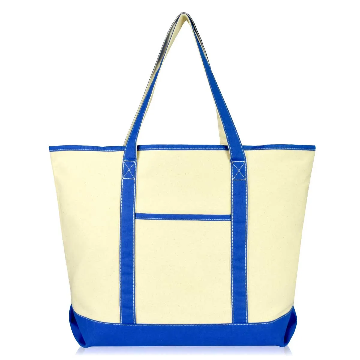 Dalix 22" Soft Canvas Tote Bag