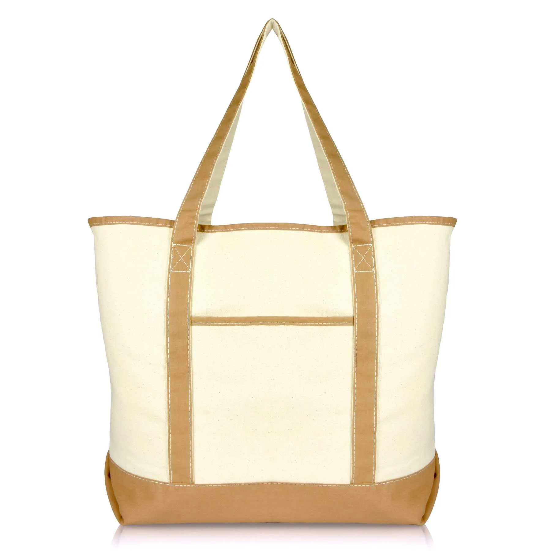 Dalix 22" Soft Canvas Tote Bag