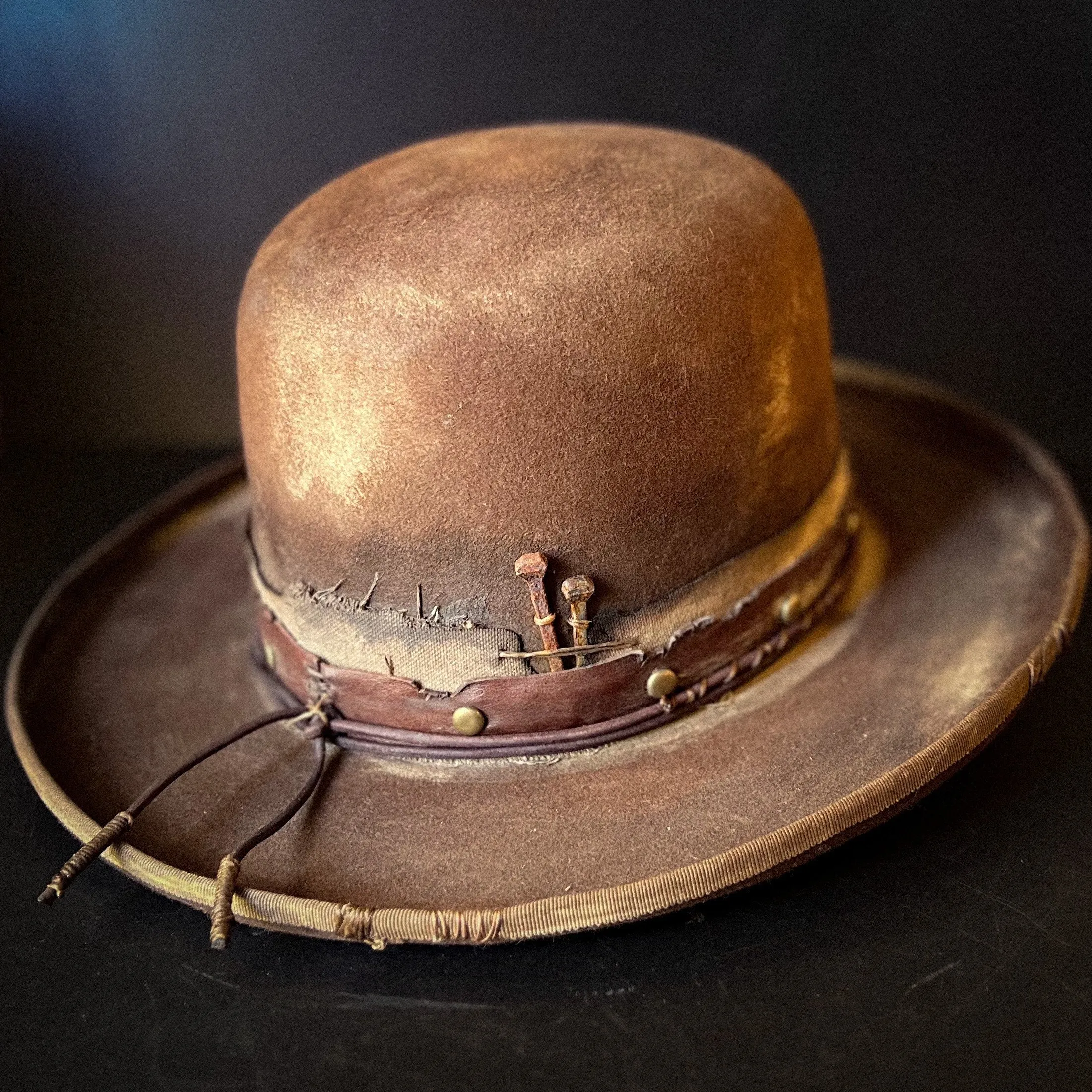 Distressed Fedora Traveler of the Loner