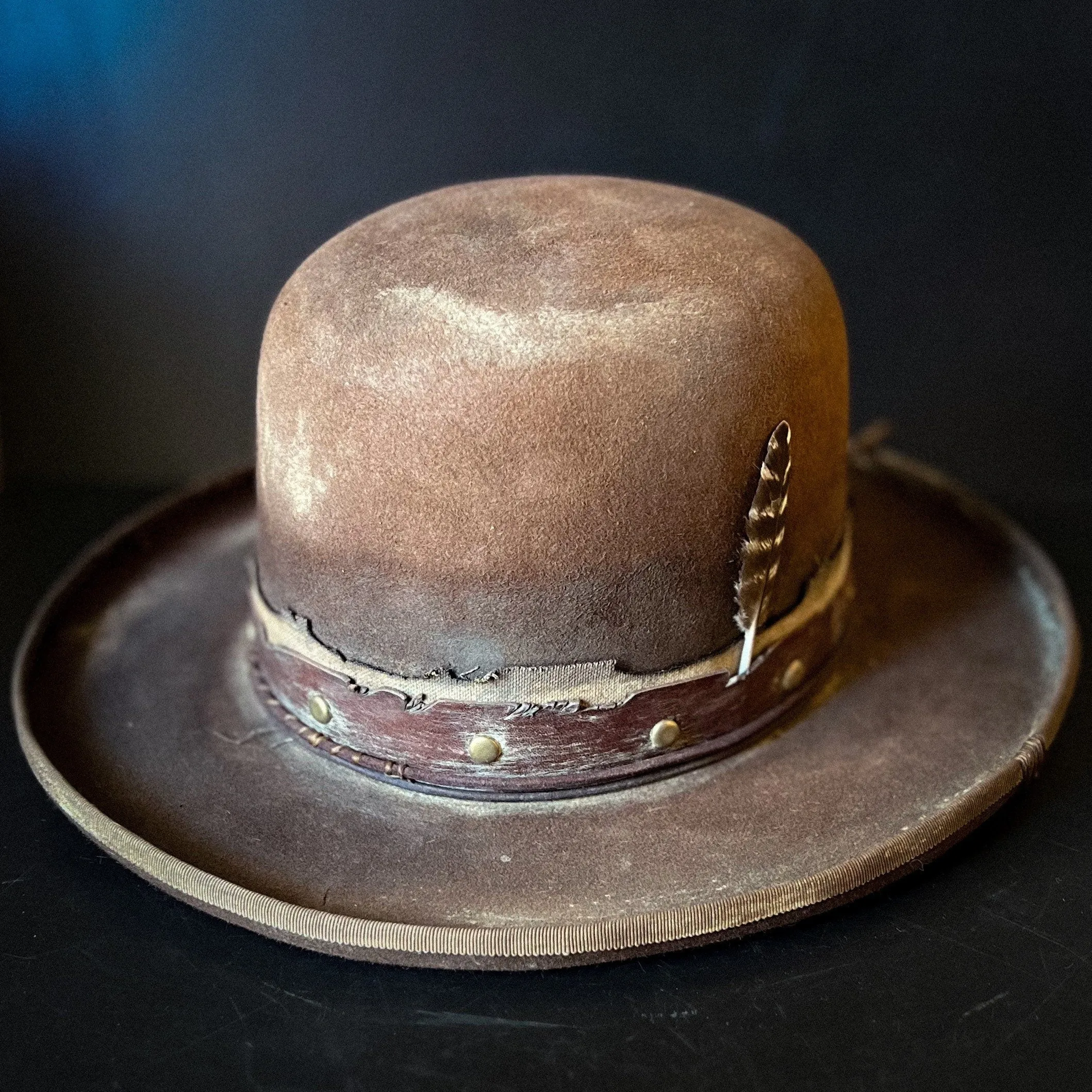 Distressed Fedora Traveler of the Loner