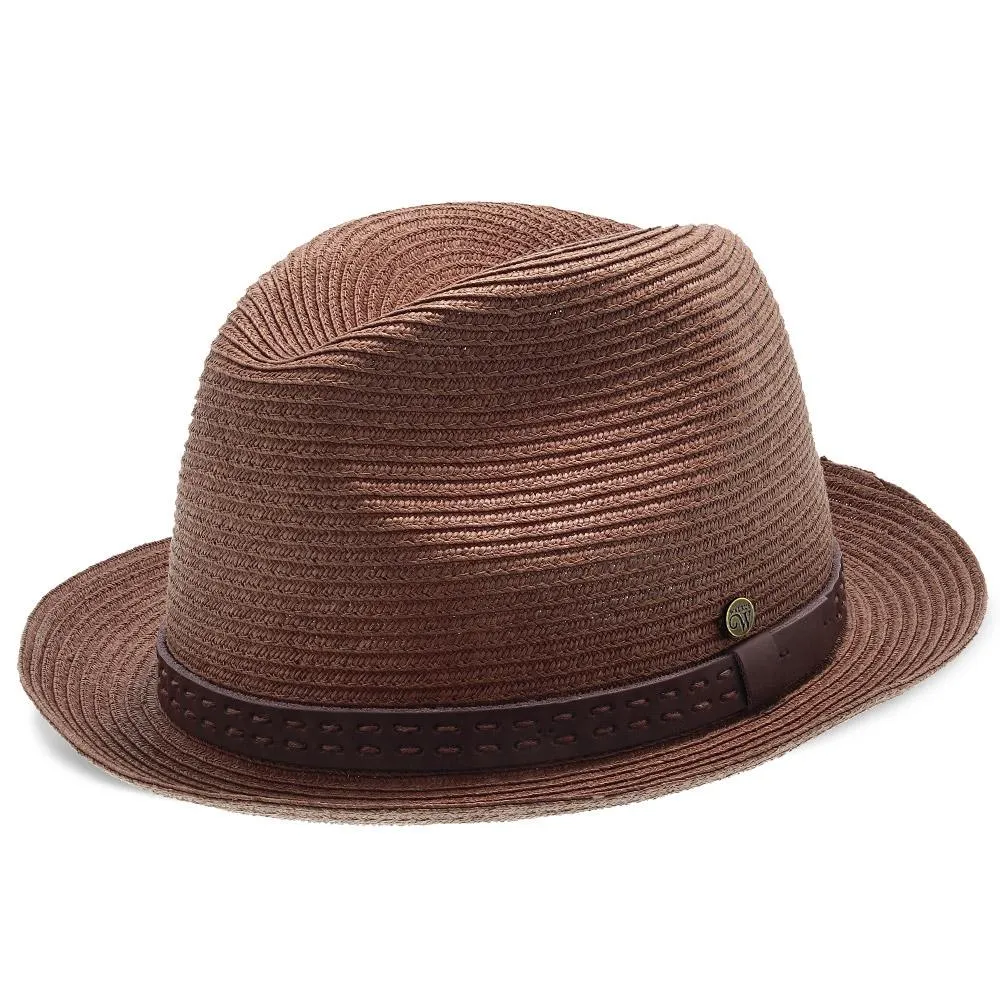 Driftwood - Walrus Hats Brown Paper Braid Straw Fedora Hat