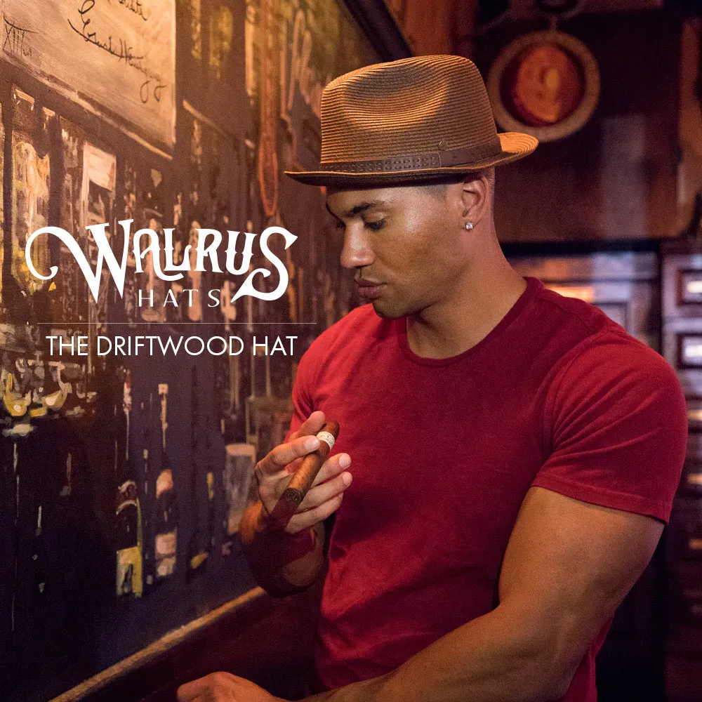 Driftwood - Walrus Hats Brown Paper Braid Straw Fedora Hat