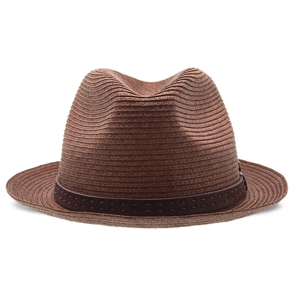 Driftwood - Walrus Hats Brown Paper Braid Straw Fedora Hat