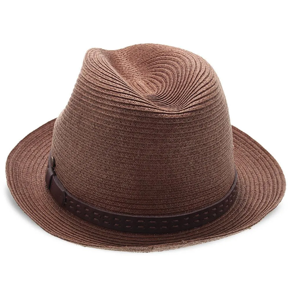 Driftwood - Walrus Hats Brown Paper Braid Straw Fedora Hat