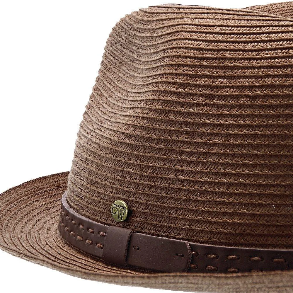 Driftwood - Walrus Hats Brown Paper Braid Straw Fedora Hat