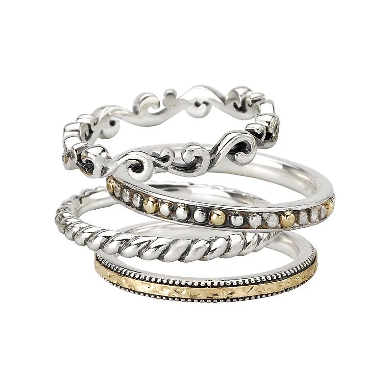 Eleganza Ladies Fashion Stackable Rings