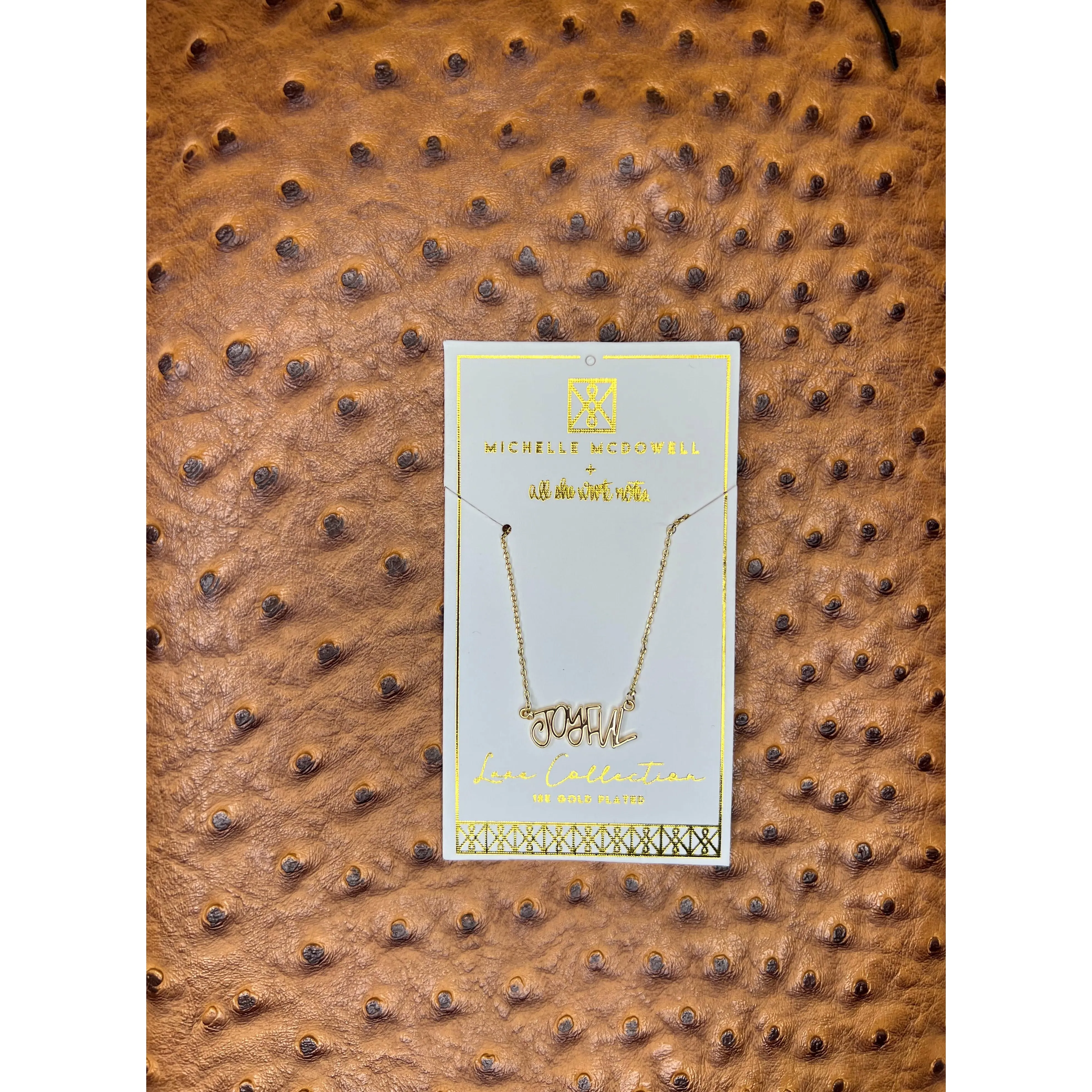 Gold Luxe Word Necklaces