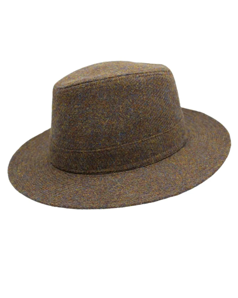 Heather Denholm Harris Tweed Fedora