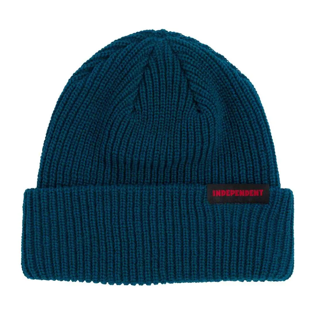 Independent Beacon Beanie Long Shoreman Hat Dk Slate OS Unisex