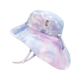 Jan & Jul Gro-With-Me Cotton Adventure Hat - Cotton Candy Tie Dye