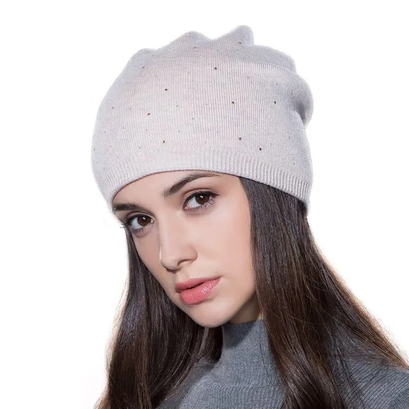 Knitted Wool Beanies Casual Outdoor Ski Hats