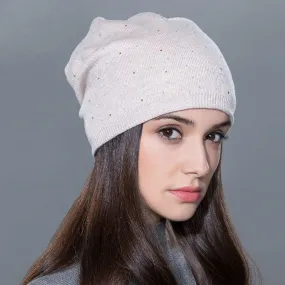 Knitted Wool Beanies Casual Outdoor Ski Hats