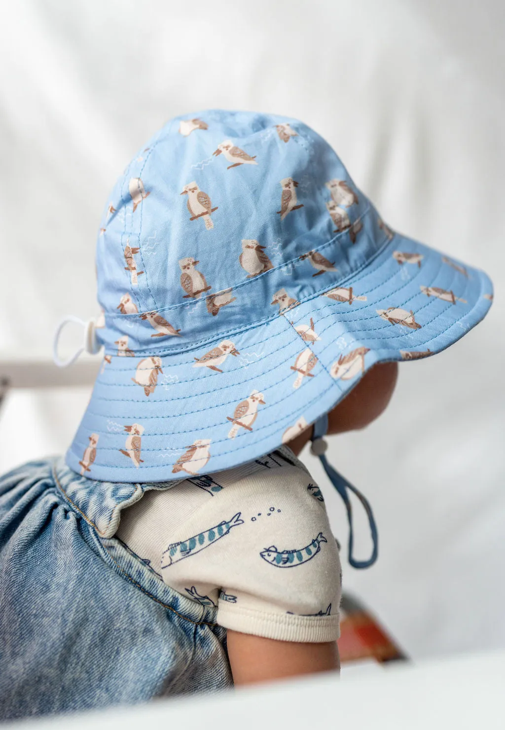 Kookaburra Wide Brim Infant Hat