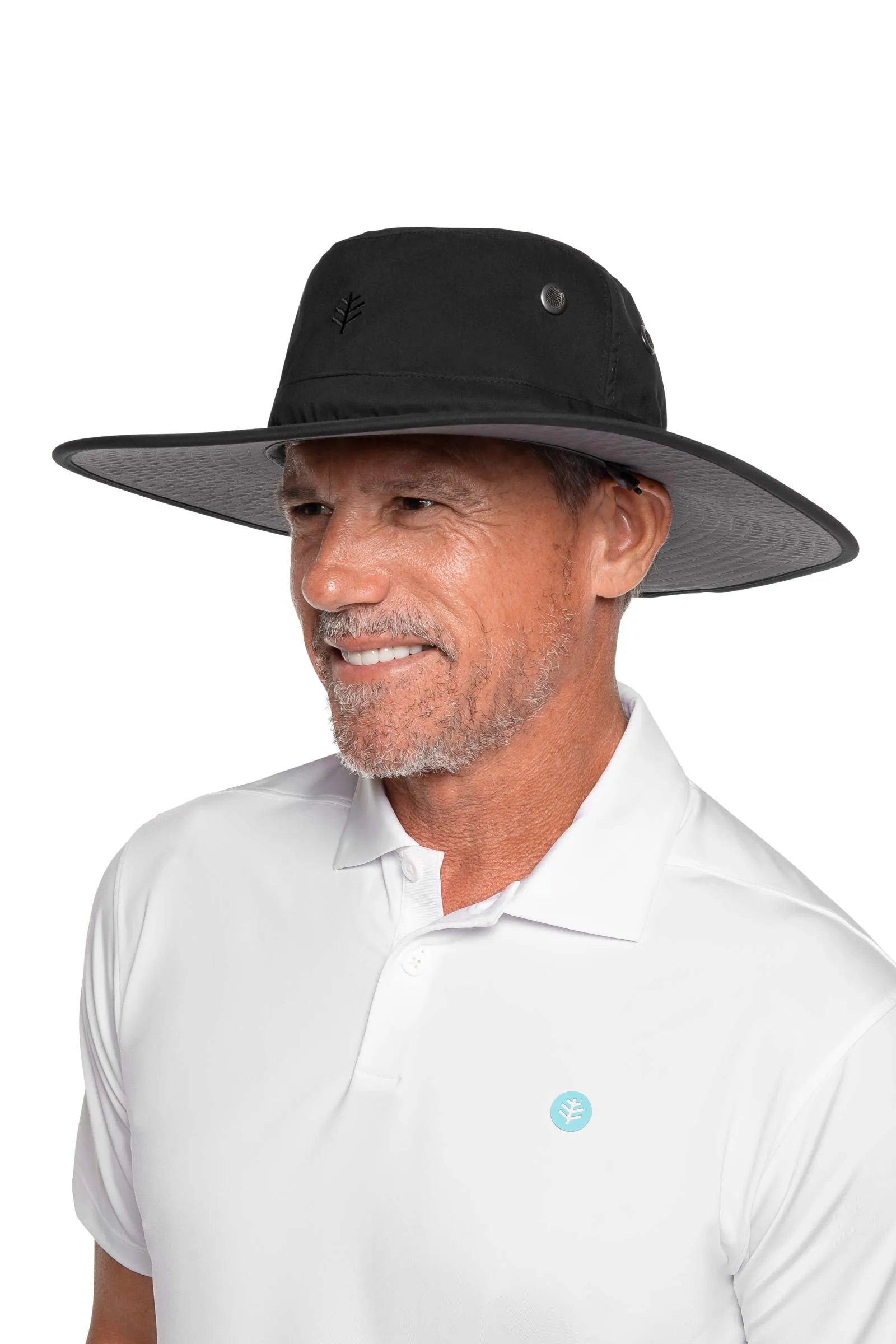 Leo Shapeable Wide Brim Hat | Black