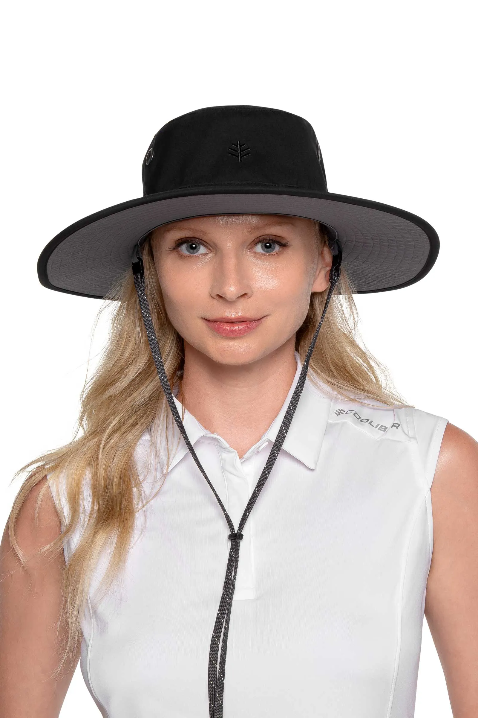 Leo Shapeable Wide Brim Hat | Black