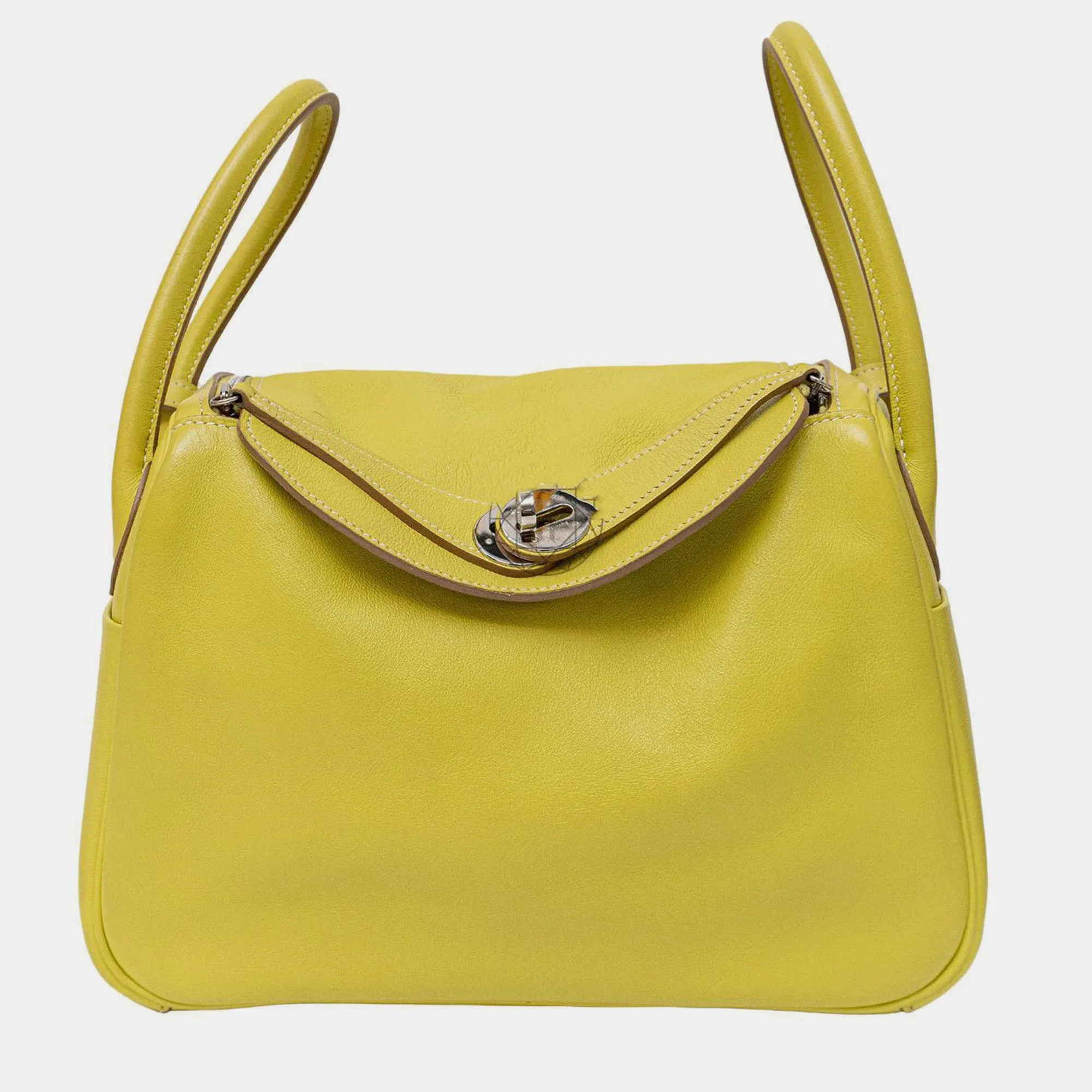 Lime Swift Leather Lindy 26 Bag