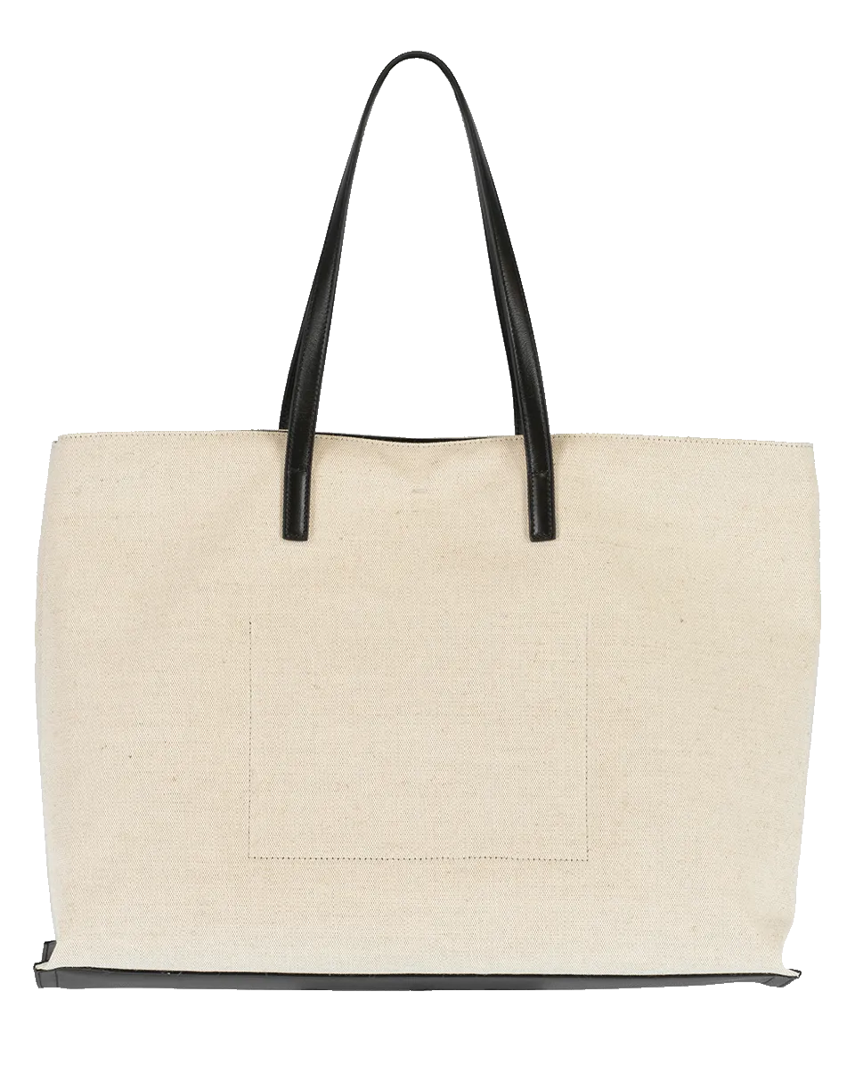 Linen Canvas Large Shopper