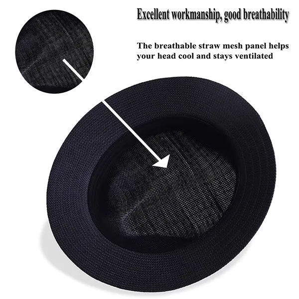 Men Women Fedora Hats for Summer F039