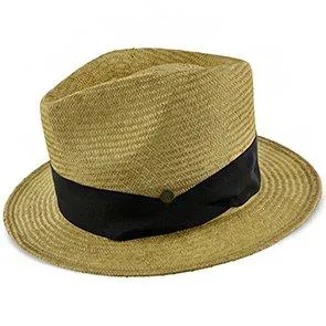 Midnight Luxe - Walrus Hats Natural Sisal Straw Fedora Childs Hat