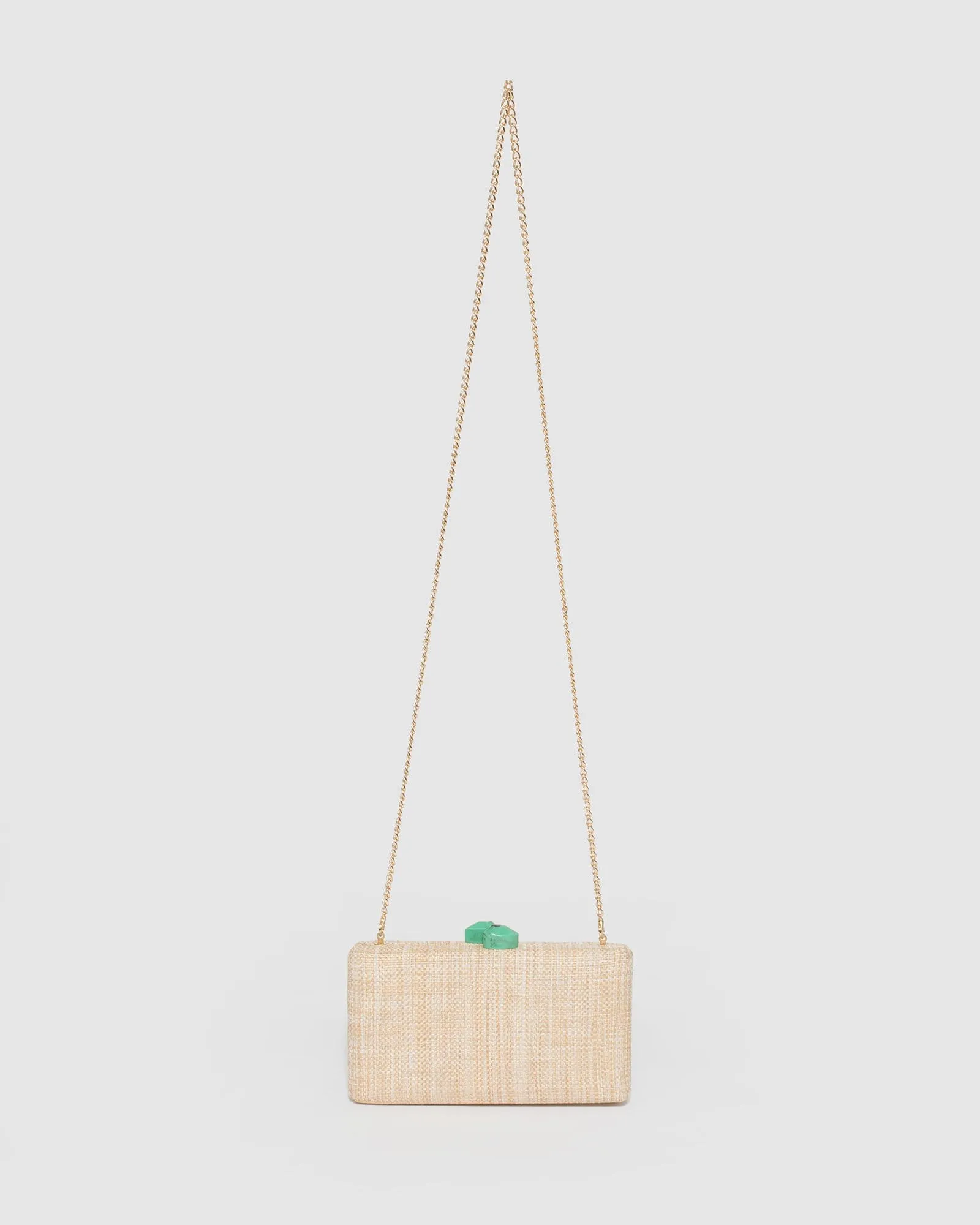 Natural Lucinda Clutch Bag